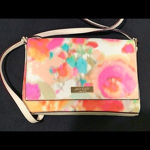 KATE SPADE GRANT STREET GRAINY FLORAL SALLY BAG